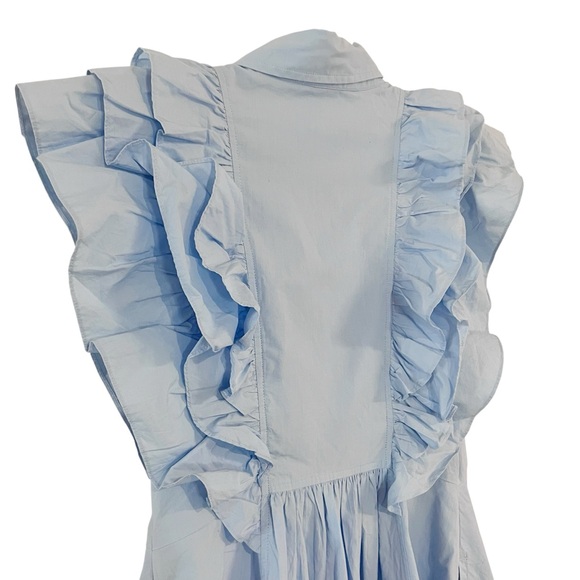 Maeve Ruffle Front Mini Dress - Picture 9 of 12